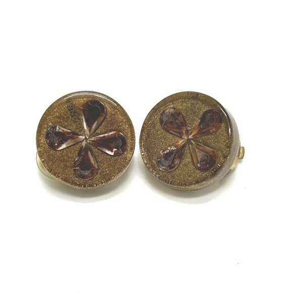 Chanel 01C Earrings Gold - Picture 1 of 10